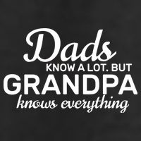 Dads Know A Lot But Grandpa Knows Everything Golf Towel