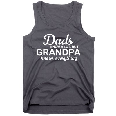 Dads Know A Lot But Grandpa Knows Everything Tank Top
