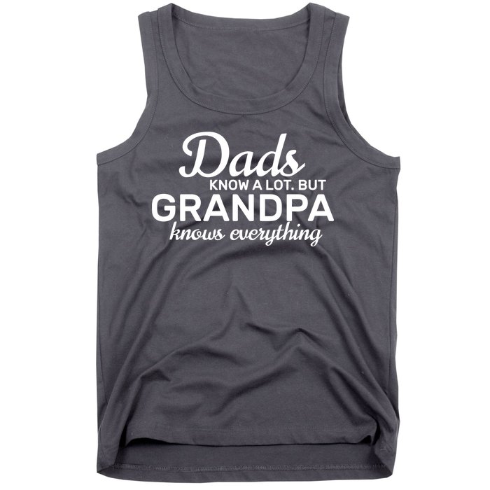 Dads Know A Lot But Grandpa Knows Everything Tank Top