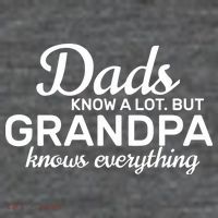 Dads Know A Lot But Grandpa Knows Everything Short Acrylic Beanie