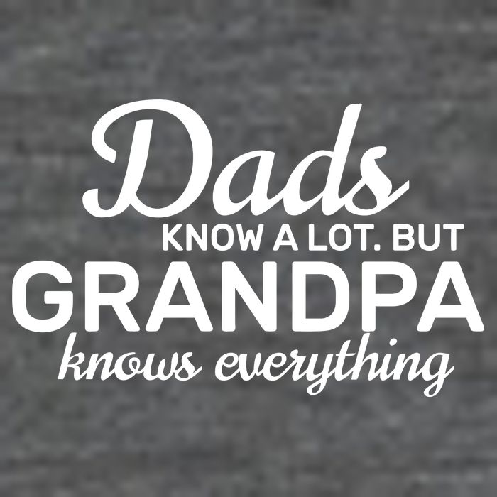 Dads Know A Lot But Grandpa Knows Everything Wool Snapback Cap