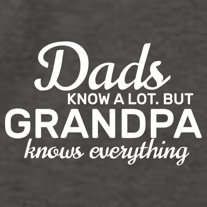 Dads Know A Lot But Grandpa Knows Everything Vector Backpack