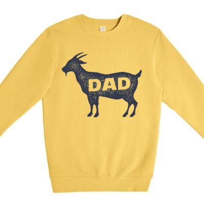 Dads The GOAT Premium Crewneck Sweatshirt