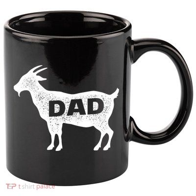 Dads The GOAT 11oz C Handle Ceramic Mug
