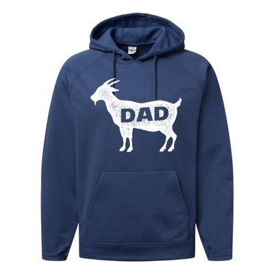 Dads The GOAT Performance Fleece Hoodie