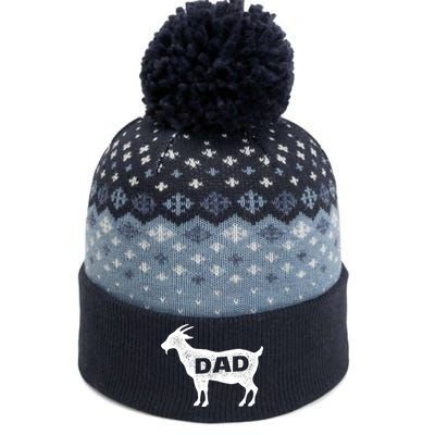 Dads The GOAT The Baniff Cuffed Pom Beanie