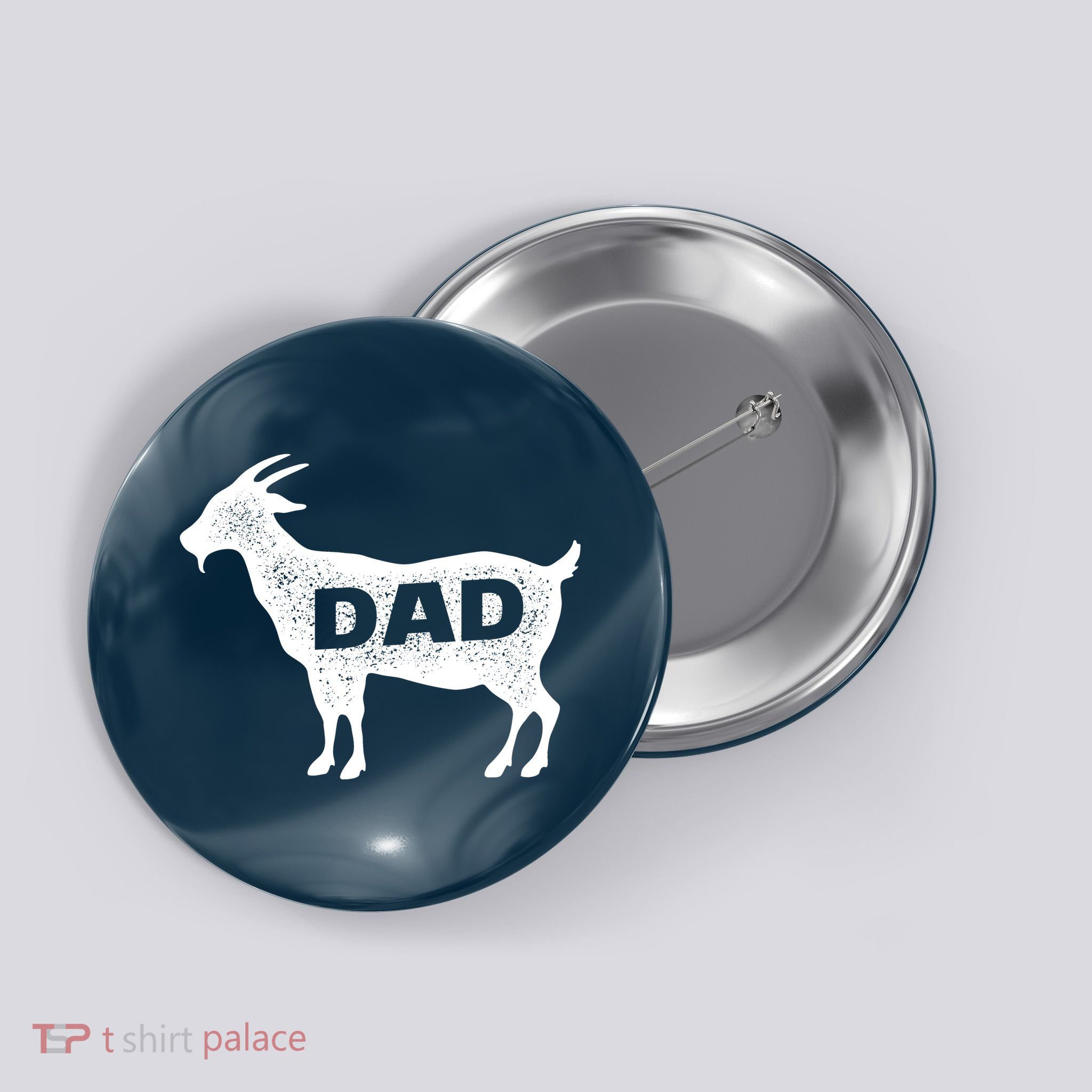 Dads The GOAT Button