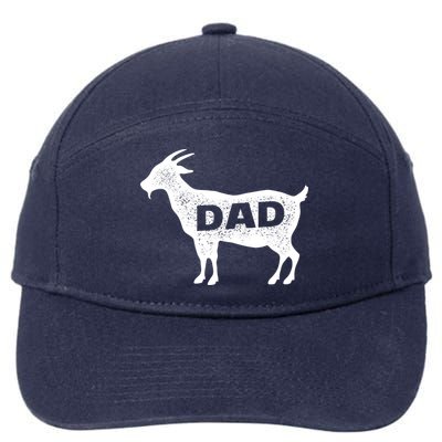 Dads The GOAT 7-Panel Snapback Hat