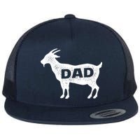 Dads The GOAT Flat Bill Trucker Hat