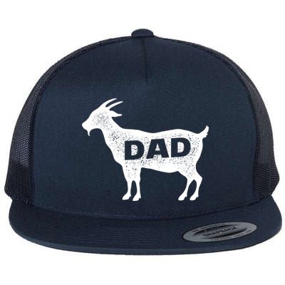 Dads The GOAT Flat Bill Trucker Hat