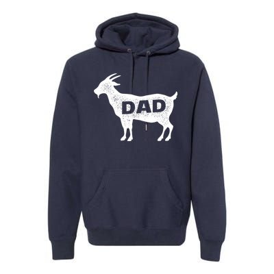 Dads The GOAT Premium Hoodie