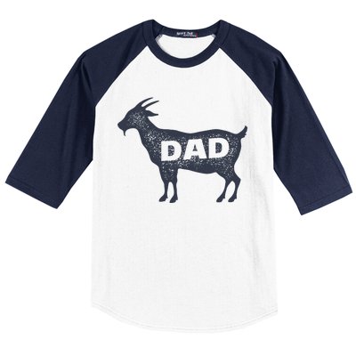 Dads The GOAT Baseball Sleeve Shirt