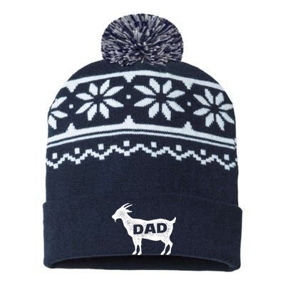 Dads The GOAT USA-Made Snowflake Beanie