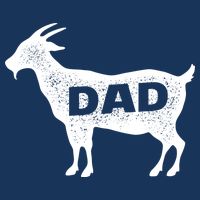 Dads The GOAT Women's V-Neck T-Shirt