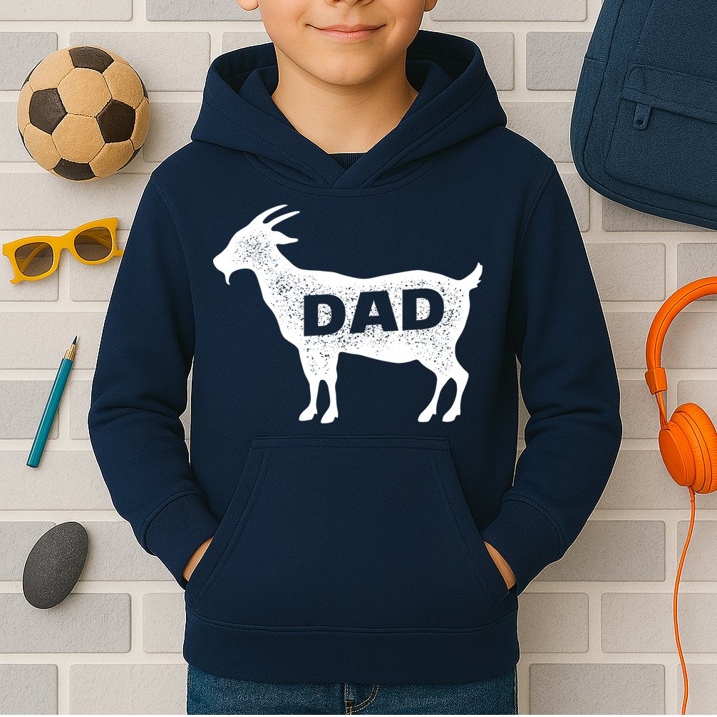 Dads The GOAT Kids Hoodie