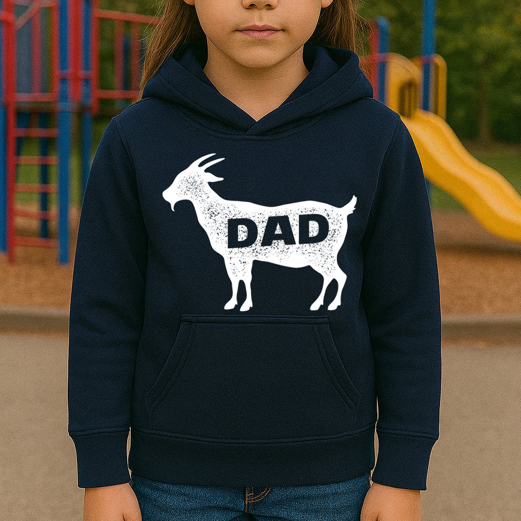 Dads The GOAT Kids Hoodie