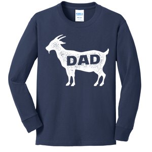 Dads The GOAT Kids Long Sleeve Shirt