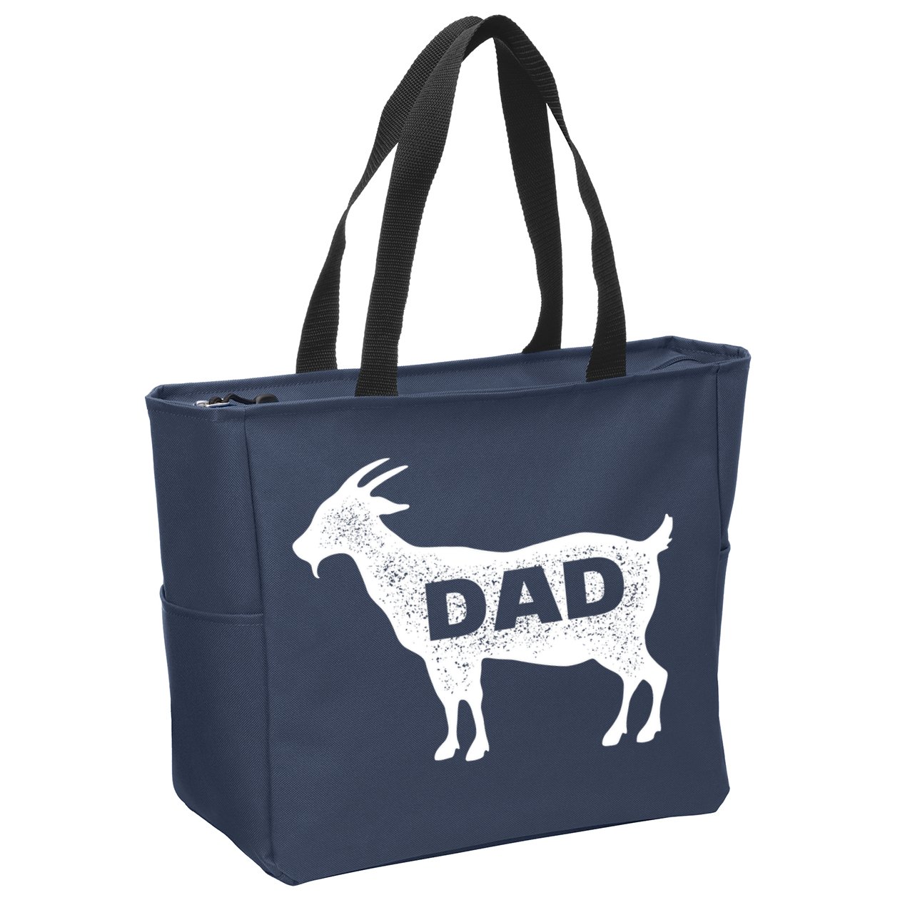Dads The GOAT Zip Tote Bag