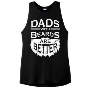 Dads With Beards Are Better Ladies PosiCharge Tri-Blend Wicking Tank