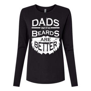 Dads With Beards Are Better Womens Cotton Relaxed Long Sleeve T-Shirt