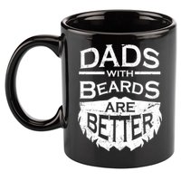 Dads With Beards Are Better 11oz C Handle Ceramic Mug