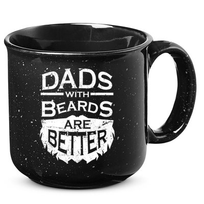 Dads With Beards Are Better 15oz Campfire Ceramic Mug