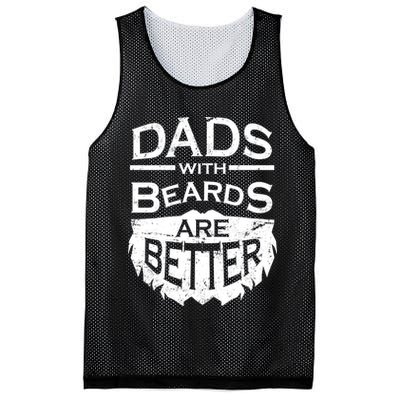 Dads With Beards Are Better Mesh Reversible Basketball Jersey Tank
