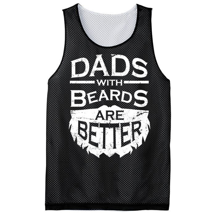 Dads With Beards Are Better Mesh Reversible Basketball Jersey Tank