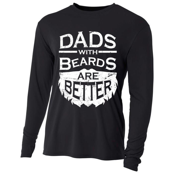 Dads With Beards Are Better Cooling Performance Long Sleeve Crew