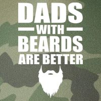 Dads With Beards Are Better Funny Legacy Tie Dye Trucker Hat