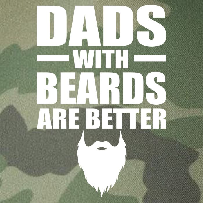 Dads With Beards Are Better Funny Legacy Tie Dye Trucker Hat