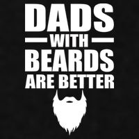 Dads With Beards Are Better Funny Ladies PosiCharge Tri-Blend Wicking Tank
