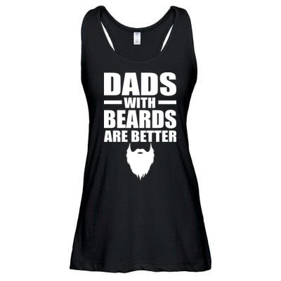 Dads With Beards Are Better Funny Ladies Essential Flowy Tank