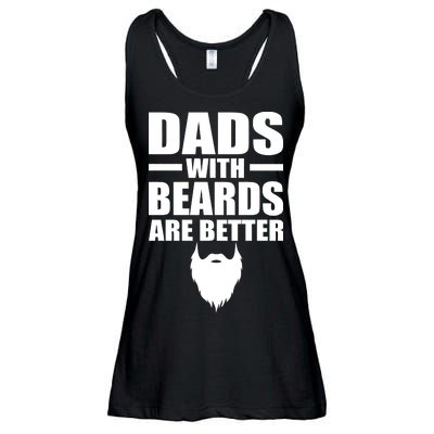 Dads With Beards Are Better Funny Ladies Essential Flowy Tank