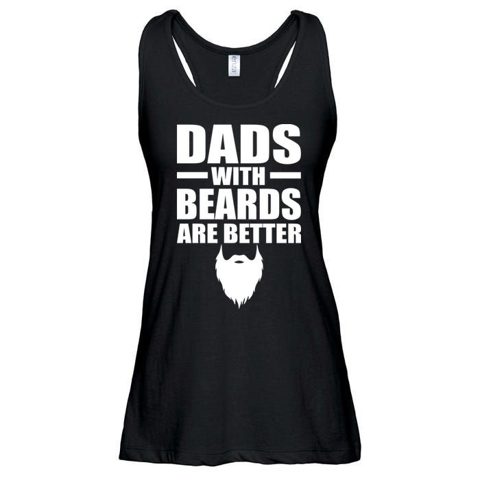 Dads With Beards Are Better Funny Ladies Essential Flowy Tank