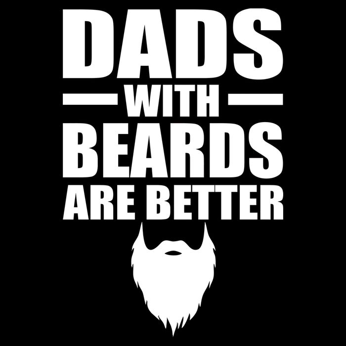 Dads With Beards Are Better Funny Flat Bill Trucker Hat