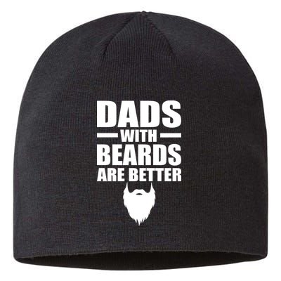 Dads With Beards Are Better Funny Sustainable Beanie