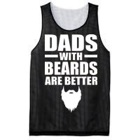 Dads With Beards Are Better Funny Mesh Reversible Basketball Jersey Tank