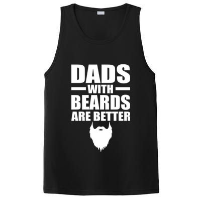 Dads With Beards Are Better Funny PosiCharge Competitor Tank