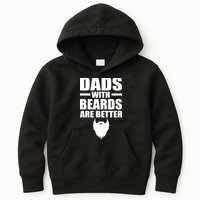 Dads With Beards Are Better Funny Kids Hoodie