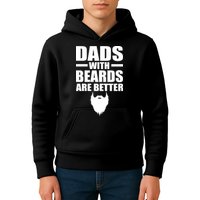 Dads With Beards Are Better Funny Kids Hoodie