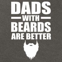 Dads With Beards Are Better Funny Cotton Canvas Backpack