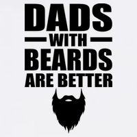 Dads With Beards Are Better Funny Garment-Dyed Sweatshirt