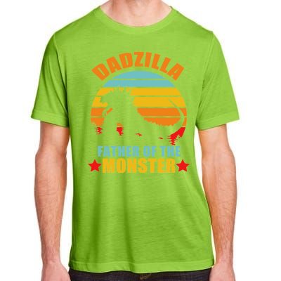 Dadzilla Father Of The Monsters Adult ChromaSoft Performance T-Shirt