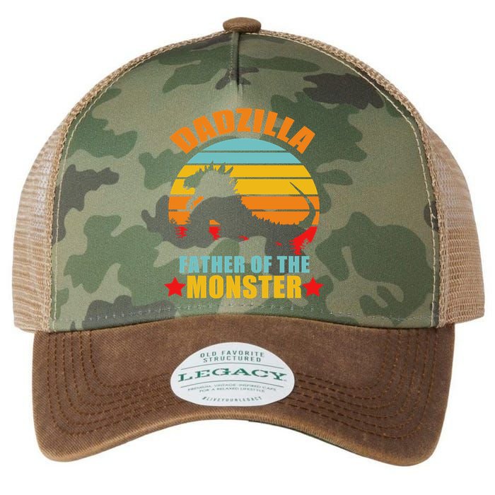 Dadzilla Father Of The Monsters Legacy Tie Dye Trucker Hat
