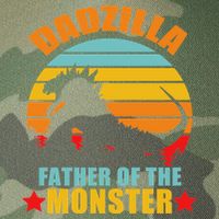 Dadzilla Father Of The Monsters Legacy Tie Dye Trucker Hat