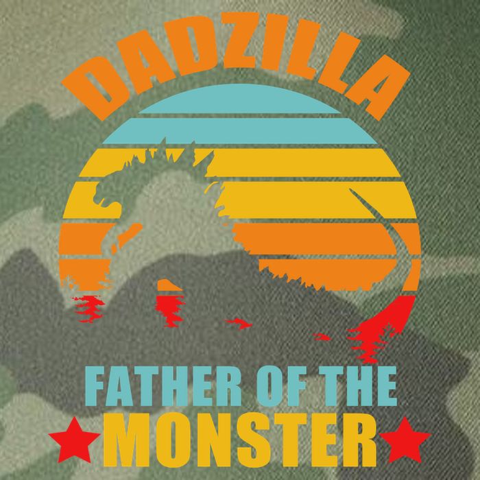 Dadzilla Father Of The Monsters Legacy Tie Dye Trucker Hat