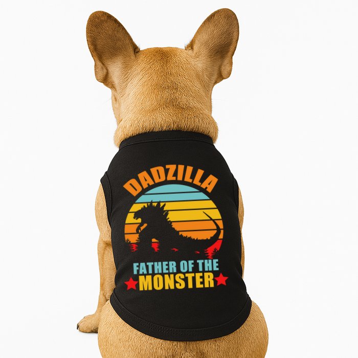 Dadzilla Father Of The Monsters Doggie Tank