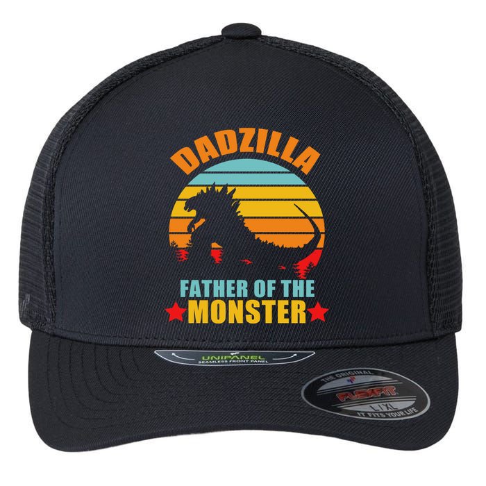 Dadzilla Father Of The Monsters Flexfit Unipanel Trucker Cap