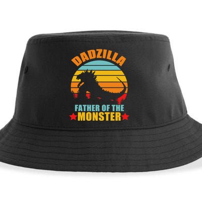 Dadzilla Father Of The Monsters Sustainable Bucket Hat